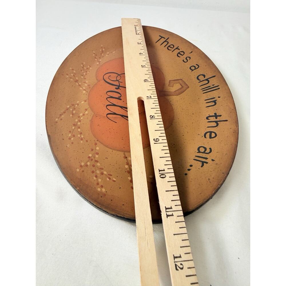 The Heart side Collection Barbara Lloyd Primitive Fall Decorative Plate - Picture 8 of 9